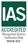 IAS cert 150 height IAS Management Systems Certification Body - 352